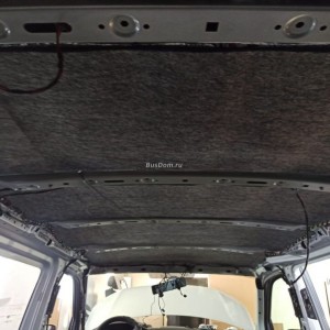 Шумоизоляция потолка автомобиля микроавтобус